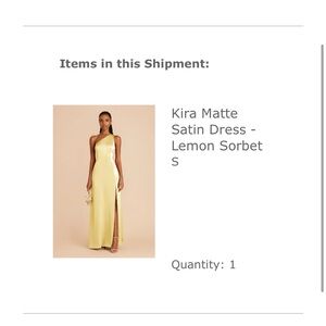 Birdy Grey Kira One Shoulder Dress - Lemon Sorbet